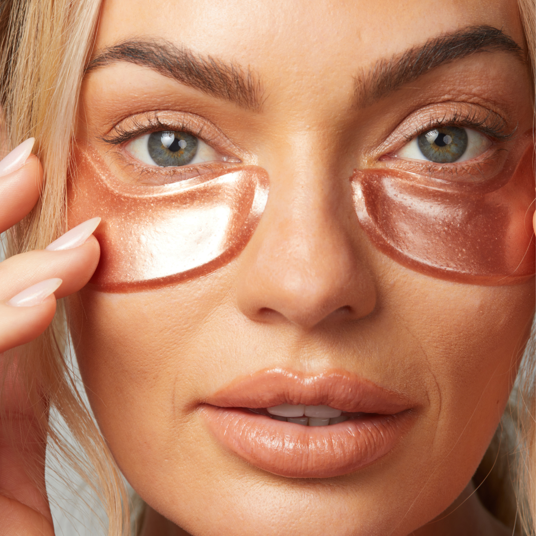 24K Rose Gold Hydrate Eye Mask James Cosmetics